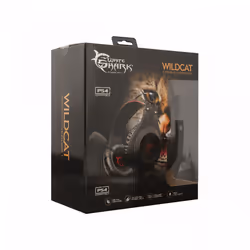 White Shark Wildcat Casque Avec fil Arceau Jouer USB Type-A Noir - Vue supplémentaire 7